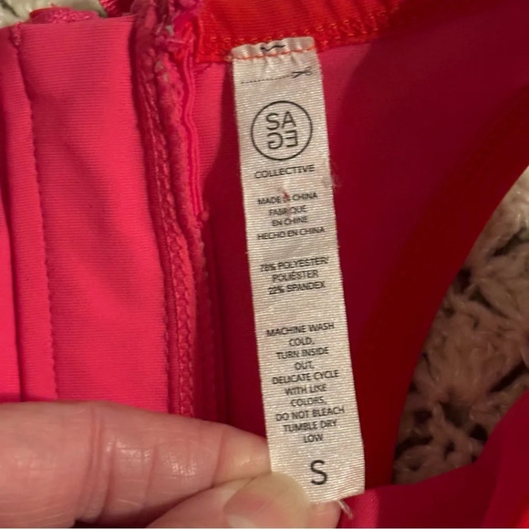 Pink Skort Mini Dress Racerback with built in Shorts size S - Picture 8 of 12